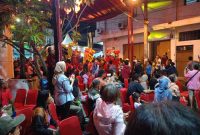 Pasar Imlek Semawis 2025 di kawasan Pecinan, Semarang akhirnya selesai. Foto : Dok.Sidomuncul