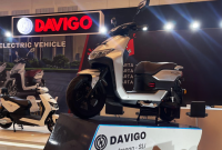 -MOTOR LISTRIK- DAVIGO Dragon-SLi, Motor listrik dari DAVIGO yang raih testimoni positif dari para YouTuber yang bisa Jakarta-Bandung tanpa charge. Foto : Dok.DAVIGO/metrojateng.id