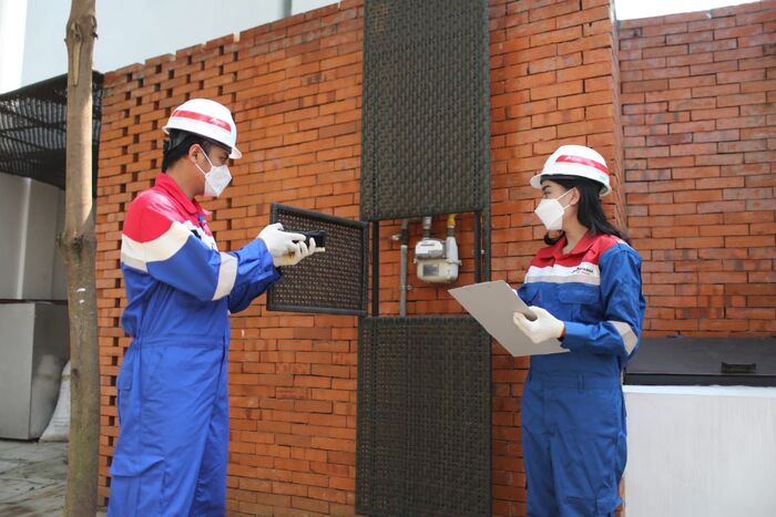 Jaringan Gas Rumah Tangga (Jargas) baru yang berupa energi bersih dari PGN. Foto : Dok.PGN