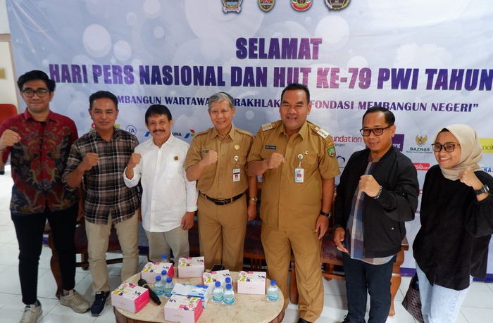 -TASYAKURAN- Tasyakuran Hari Pers Nasional (HPN) Tingkat Jateng di Gedung Pers, Semarang, Senin 10 Februari 2025. Foto : Dok.HPN/metrojateng.id