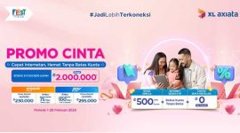 -PROMO- XL Axiata melalui First Media menghadirkan promo spesial di bulan februari yang bertepatan dengan Hari Valentine. Foto : Dok.FirstMedia/metrojateng.id