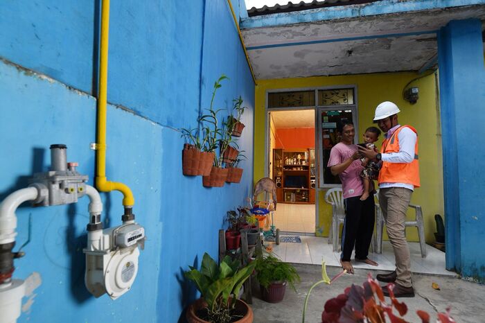 -MUDAH BAYAR TAGIHAN- PT Perusahaan Gas Negara Tbk (PGN) terus meningkatkan layanan bagi pelanggan rumah tangga dan usaha kecil dengan mempermudah proses pembayaran tagihan gas bumi lewat berbagai kanal digital dan ritel. Foto : Dok.PGN/metrojateng.id