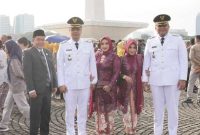 -PELANTIKAN- Witiarso Utomo resmi dilantik sebagai Bupati Jepara oleh Presiden Prabowo Subianto di Istana Merdeka, Jakarta, Kamis (20/02/2025). Foto : Dok.Politik/metrojateng.id
