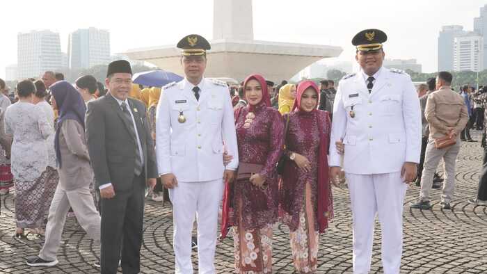 -PELANTIKAN- Witiarso Utomo resmi dilantik sebagai Bupati Jepara oleh Presiden Prabowo Subianto di Istana Merdeka, Jakarta, Kamis (20/02/2025). Foto : Dok.Politik/metrojateng.id