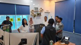 -KUNJUNGAN- Vice President Keamanan Korporat PT PLN (Persero), Detty Elviany, melakukan kunjungan dan supervisi pengamanan objek vital nasional (obvitnas) ke PLN UP2D Jawa Tengah dan D.I Yogyakarta, Kamis (20/2). Foto : Dok.PLN/metrojateng.id
