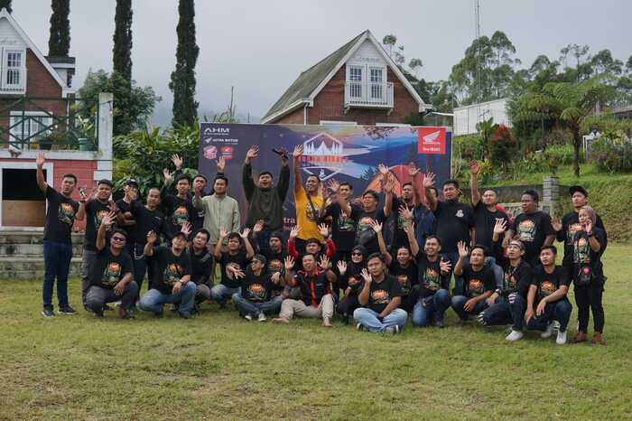 -HONDA BIKERS MOTOUR CAMP 2025- Honda Community Jateng menggelar 'Honda Bikers Motour Camp 2025' dimana anggota diajak touring sekaligus camping bersama di Omah Kembang Merbabu pada Sabtu – Minggu kemarin (22/2/2035 - 23/2/2025). Foto : Dok.Honda/metrojateng.id