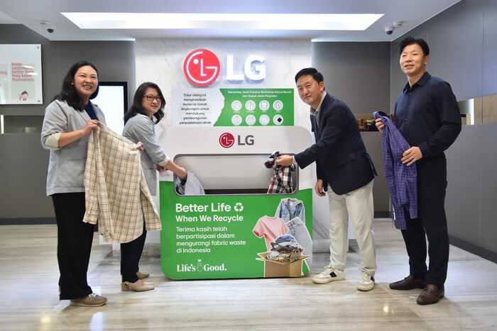 -KAMPANYE- LG memperluas kesadaran Fabric Waste lewat Kampanye 'Better Life When We Recycle'. Foto : Dok.LG/metrojateng.id