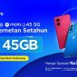 -BUNDLING-  XL Axiata jalin kerja sama dengan Motorola Indonesia luncurkan program bundling eksklusif untuk smartphone terbaru, Moto G45 5G. Foto : Dok.XL/metrojateng.id