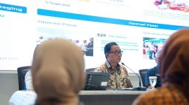 -KONFERENSI PERS- Direktur Utama ID FOOD Sis Apik Wijayanto menghadiri Konferensi Pers Ketersediaan Stok dan Stabilitas Harga Pangan Selama Ramadan dan Idulfitri, Kamis, (27/2/2025), di Kementerian BUMN, Jakarta. Foto : Dok.IDFOOD/metrojateng.id