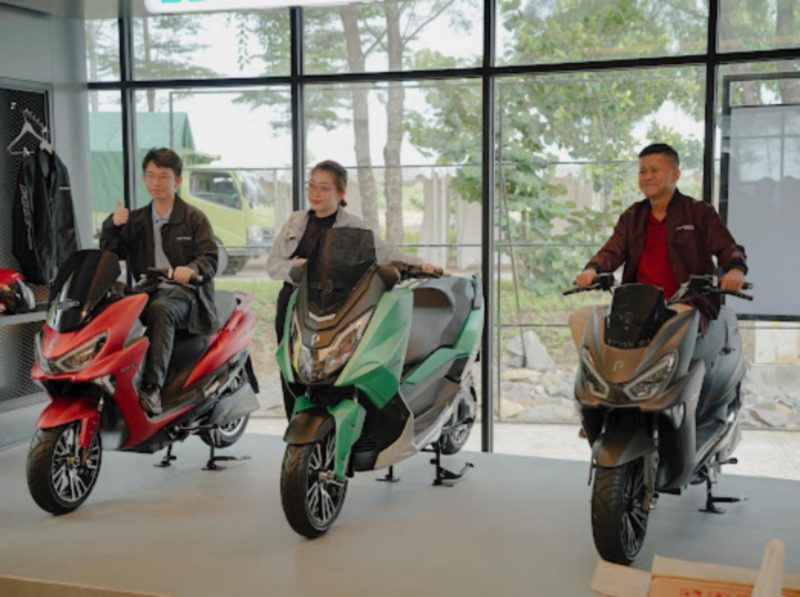 PRODUK UNGGULAN - Motor listrik Polytron, jadi pilihan masyarakat karena perfomanya yang mumpuni. (tya) 