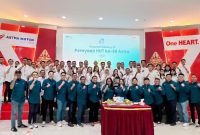 - HUT ASTRA KE-68 - Perayaan HUT Astra ke-68 di Jawa Tengah, pada Jumat (21/2/2025), diselenggarakan di Astra Motor, Jalan Gajah Mada, diikuti oleh perwakilan karyawan dan seluruh Pimpinan Astra Group di Semarang, yang berjumlah 23 perusahaan Astra. Foto : Dok.Astra/metrojateng.id