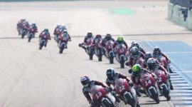 -PEBALAP ASTRA HONDA- Sempat Pimpin Balapan, Pebalap Astra Honda Melaju Kencang di ATC Buriram. Foto : Dok.AHM/metrojateng.id