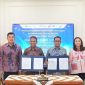 -KERJASAMA- Penandantangan dokumen kerja sama pemanfaatan LNG antara PGN, PLI, NES, dan NUSA pada Jumat (28/2/2025). Foto : Dok.PGN/metrojateng.id