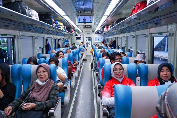 -KA SANCAKA UTARA- PT Kereta Api Indonesia (Persero) kembali mengoperasikan KA Sancaka Utara sejak 1 Februari 2025, bertepatan dengan pemberlakuan Grafik Perjalanan Kereta Api (Gapeka) 2025. Foto : Dok.KAI/metrojateng.id