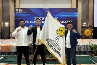 -KETUM TEPRILIH- Oldy Ardhana akhirnya terpilih menjadi Ketua Umum Himpunan Pengusaha Muda Indonesia (HIPMI) Kota Semarang untuk periode 2025 - 2028, dalam Musyawarah Cabang HIPMI Kota Semarang ke-5, yang berlangsung Selasa (4/3/2025), di Hotel OAKTREE Semarang. Foto : Dok.HIPMI/metrojateng.id