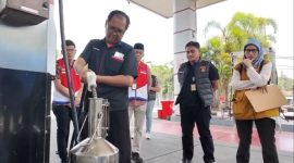 -SIDAK SPBU- Guna memastikan ketersediaan BBM, Kepolisian Resor Kota Besar (Polrestabes) Semarang dan UPTD Metrologi Kota Semarang bersama Pertamina Patra Niaga Regional Jawa Bagian Tengah (JBT) melakukan inspeksi mendadak (sidak) di beberapa SPBU di Kota Semarang, Rabu (5/3/2025). Foto : Dok.Pertamina/metrojateng.id