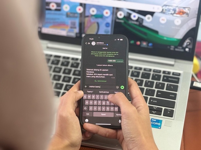-NYAMAN- Peserta Jaminan Kesehatan Nasional (JKN) dapat mengakses Pelayanan Adminstrasi melalui Whatsapp (PANDAWA) demi kenyaman pelayanan selama Ramadhan. Foto : Dok.BPJS/metrojateng.id