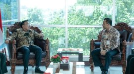 -DUDUK BERSAMA- Anggota V BPK RI Bobby Adhityo Rizaldi (kanan) dan Gubernur Jawa Tengah Ahmad Luthfi (kiri). Foto : Dok.Pemprov/metrojateng.id