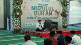 -NUZULUL QURAN- Dalam rangka memperingati Nuzulul Quran, RSI Sultan Agung Semarang menggelar pengajian bersama KH. Adib Zamroni, S.Ag., di Masjid Hamidun Khosim, pada Kamis (20/3/2025). Foto : Dok.RSI-SA/metrojateng.id