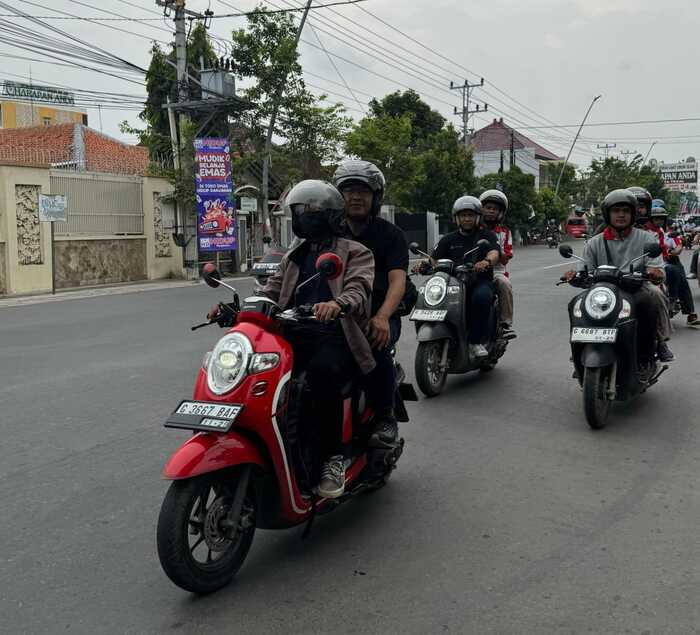 -SCOOPYTACULER SHOW- Main Dealer Astra Motor Jateng telah menggelar acara “Scoopytaculer Show” yang berlokasi Shopping Centre Jepara (SCJ) pada hari Jumat (22/3/2025) dan di halaman Samsat Kota Tegal pada hari Sabtu (23/3/2025) kemarin. Foto : Dok.Honda/metrojateng.id