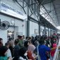 -RAMAI- Selama 5 hari Masa Mudik Lebaran, Stasiun di Semarang kedatangan 43.000 pemudik. Foto : Dok.KAI/metrojateng.id