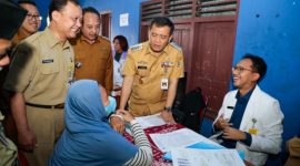 KESEHATAN - Gubernur Jawa Tengah Ahmad Luthfi memastikan pelayanan kesehatan dan pelayanan publik di sejumlah desa di wilayahnya berjalan dengan baik. (ist/tya)