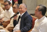 TANCAP GAS - Direktur Utama PGN Arief S. Handoko, saat memberikan keterangan tentang proyek strategis yang siap digarap menuju swasembada energi. (ist/tya)