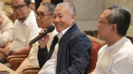 TANCAP  GAS - Direktur Utama PGN Arief S. Handoko, saat memberikan keterangan tentang proyek strategis yang siap digarap menuju swasembada energi. (ist/tya)