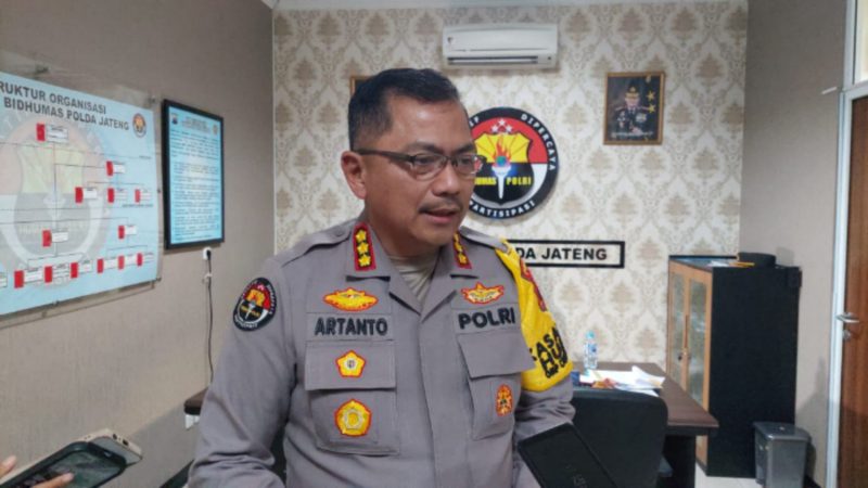 Kabid Humas Polda Jateng Kombes Pol Artanto. (Ist/tya)