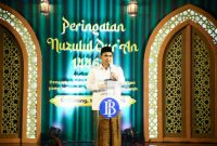 APRESIASI - Wakil Gubernur Jawa Tengah, Taj Yasin Maimoen mengapresiasi atas inisiasi Kantor Perwakilan (KPw) Bank Indonesia Jawa Tengah, mempermudah masyarakat beramal melalui program Wakaf Digital. (ist/red)