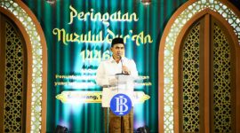 APRESIASI - Wakil Gubernur Jawa Tengah, Taj Yasin Maimoen mengapresiasi atas inisiasi Kantor Perwakilan (KPw) Bank Indonesia Jawa Tengah, mempermudah masyarakat beramal melalui program Wakaf Digital. (ist/red)