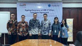 - KERJASAMA- Chandra Asri Group melalui entitas investasi infrastruktur Perseroan, PT Chandra Daya Investasi (CDI) telah menandatangani perjanjian fasilitas term loan senilai Rp 2 triliun dengan PT Bank Danamon Indonesia Tbk (Danamon) dengan tenor 7 (tujuh) tahun. Foto : Dok.Humas/metrojateng.id
