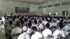 SOSIALISASI - BPJS Kesehatan melakukan sosialisasi manfaat kepesertaan JKN bagi calon jemaah haji di Kabupaten Demak. (Ist/tya)