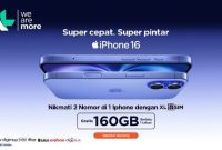 - Beli iPhone 16, Dapat Kuota Gratis Setahun dari XL Axiata.