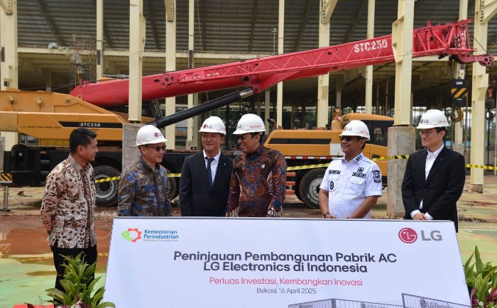 - PABRIK AC- PT LG Electronics Indonesia (LG) segera mengoperasionalkan pabrik AC nya di Indonesia. Foto : ist/metrojateng.id