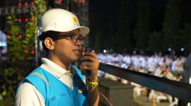 LISTRIK ANDAL - SUKSES - PLN sukses kawal keandalan listrik di moment peringatan waisaik di Candi Borobudur, Magelang. (ist/Tya)