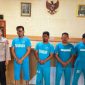 TERSANGKA - empat pelaku pengrusakan dan pencurian aset milik PT KAI DAOP IV Semarang yang berada di jln Gergaji  Semarang, berhasil diamankan aparat Polda Jateng. (ist)