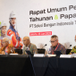 KINERJA POSITIF - Jajaran Direksi PT Solusi 
Bangun Indonesia yang 
dipimpin Direkrut Utama  Perseroan Asri Mukhtar melakukan Rapat Umum Pemegang Saham (RUPS) Tahunan , Rabu (25/6/2025). (ist/Tya)