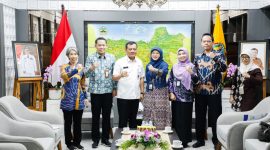 Gubernur Jateng Ahmad Luthfi saat audiensi dengan BPJS Kesehatan, Rabu 3 September 2025.
