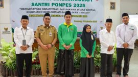 Wakil Gubernur Jawa Tengah Taj Yasin saat hadir di pelatihan sinematografi untuk santri yang digelar Badan Amil Zakat Nasional (Baznas) Jawa Tengah.
