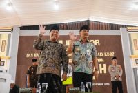 Gubernur Jawa Tengah, Ahmad Luthfi di acara Jam'iyyah Thoriqoh Syadziliyyah Pondok Pesantren Al Falah Sumberadi, Kabupaten Kebumen, Selasa, 9 September 2025.