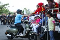 Wakil Gubernur Jawa Tengah Taj Yasin Maimoen (Gus Yasin), saat menghadir Hari Olahraha Nasional (Haornas) 2025, di kompleks Gelanggang Olahraga (GOR) Jatidiri, Kota Semarang, Selasa sore, 9 September 2025