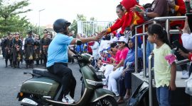 Wakil Gubernur Jawa Tengah Taj Yasin Maimoen (Gus Yasin), saat menghadir Hari Olahraha Nasional (Haornas) 2025, di kompleks Gelanggang Olahraga (GOR) Jatidiri, Kota Semarang, Selasa sore, 9 September 2025