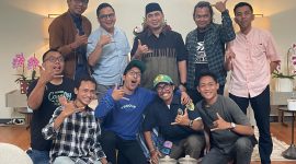 Wagub Jateng Taj Yasin Maimoen (Gus Yasin) menerima kunjungan komunitas Blok GM (Blok Gajah Mada), di rumah Dinas Wagub Semarang, Selasa 9 September 2025.