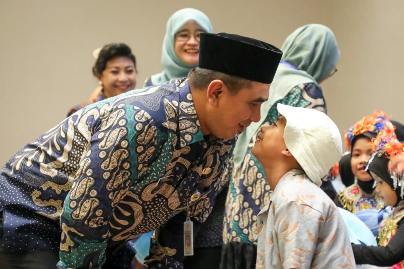 Wakil Gubernur Jawa Tengah, Taj Yasin Maimoen, menghadiri Pengukuhan Kelompok Kerja (Pokja) Bunda PAUD Provinsi Jawa Tengah periode 2025–2029 yang digelar di Hotel Wahid Prime, Salatiga, Kamis 11 September 2025.