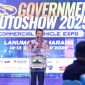 Gubernur Jawa Tengah Ahmad Luthfi saat membuka pameran Government Auto Show Commercial Vehicle Expo (GAS CVE) Tahun 2025 di Lanumad Ahmad Yani, Kota Semarang. 