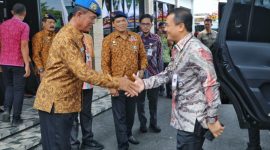 Gubernur Jawa Tengah Ahmad Luthfi saat menghadiri acara tasyakuran Hari Ulang Tahun (HUT) ke-66 Persatuan Purnawirawan Angkatan Bersenjata Republik Indonesia (Pepabri) Wilayah Jawa Tengah di Gedung Serbaguna DPD Pepabri Jawa Tengah, Kota Semarang, Selasa, 16 September 2025.