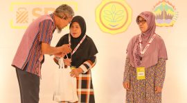 Sekretaris Daerah Provinsi Jawa Tengah, Sumarno di acara peresmian ekspansi Program Hulu ke Hilir Mendukung Kemandirian Pangan yang digelar di MAC Ballroom, Kota Semarang, Selasa 16 September 2025.