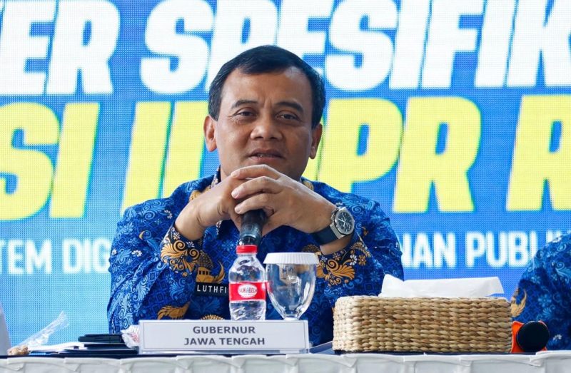 Gubernur Jateng, Ahmad Luthfi saat kunjungan kerja di Kabupaten Semarang, Rabu, 17 September 2025.
