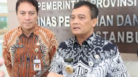 Gubernur Jawa Tengah Ahmad Luthfi dalam rapat koordinasi bidang pertanian, perkebunan, dan ketahanan pangan di Tarubudaya, Ungaran, Kabupaten Semarang, Kamis, 18 September 2025.